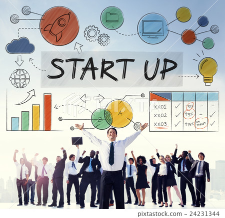 Start up Launch Business Ideas Growth Success Concept 24231344