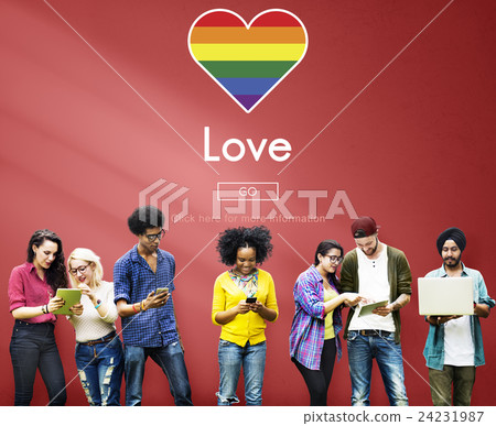 Gay LGBT Equal Rights Homosexuality Concept Gay LGBT Equal Rights Homosexuality Concept 24231987