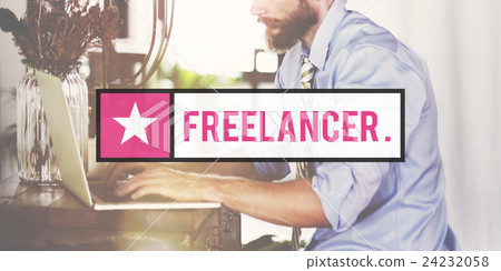 Freelancer Freedom Independent Occupation Concept Freelancer Freedom Independent Occupation Concept 24232058