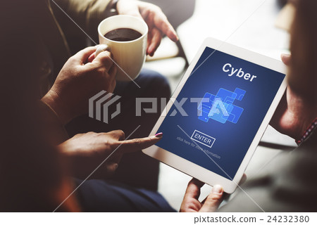 Cyber Cyberspace Connection Globalization Technology Concept Cyber Cyberspace Connection Globalization Technology Concept 24232380