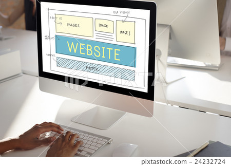 Website Homepage Responsive Design Ideas Concept 24232724
