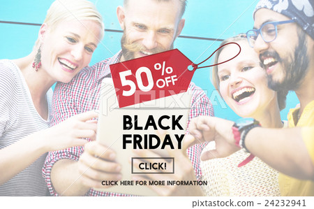 Black Friday Promotion Discount Consumer Shopping Concept 24232941
