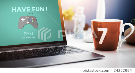 Gaming Entertainment Fun Hobby Digital Technology Concept 24232994