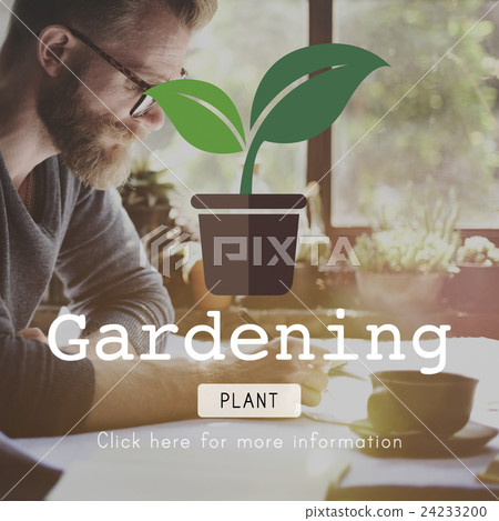 Go Green Gardning Conservation Environmental Concept 24233200