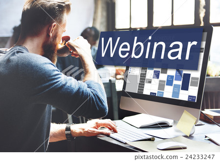 Webinar Website Online Internet Netwotking Concept Webinar Website Online Internet Netwotking Concept 24233247