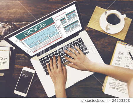 Browse Browser Connect Internet Layout Concept Browse Browser Connect Internet Layout Concept 24233308