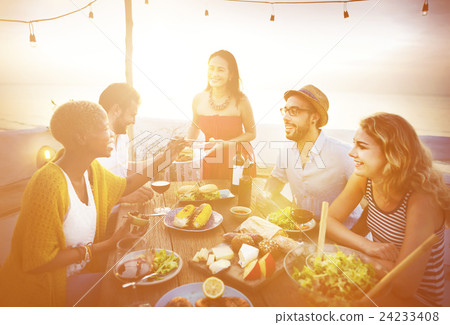 Celebrate Dining Friendship Hapiness Nutrition Concept Celebrate Dining Friendship Hapiness Nutrition Concept 24233408