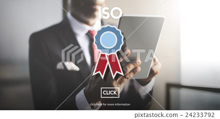 ISO Business Industrial Certification Quality Concept 24233792