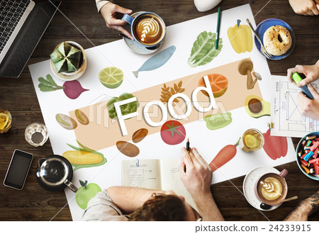 Food Calories Dining Drinking Eating Nutrition Concept 24233915