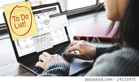 To Do List Schedule Calender Planner Organization Concept 24233975