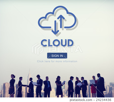 Cloud Computing Database Server Network Concept Cloud Computing Database Server Network Concept 24234436