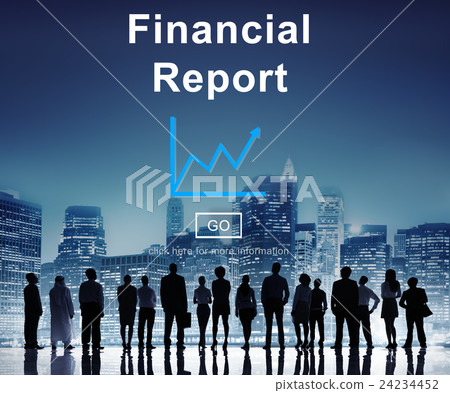 Financial Report Money Cash Growth Analysis Concept 24234452