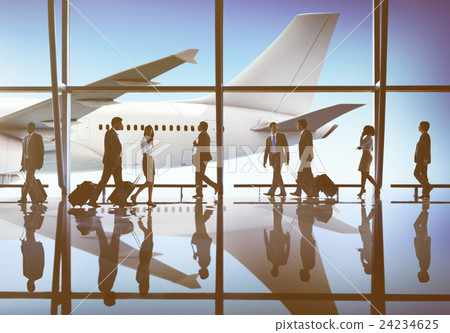 Business People Traveling Airplane AIrport Terminal Concept Business People Traveling Airplane AIrport Terminal Concept 24234625