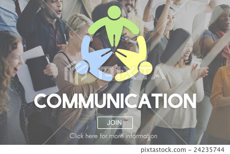 Communication Communicate Conversation Connection Concept Communication Communicate Conversation Connection Concept 24235744