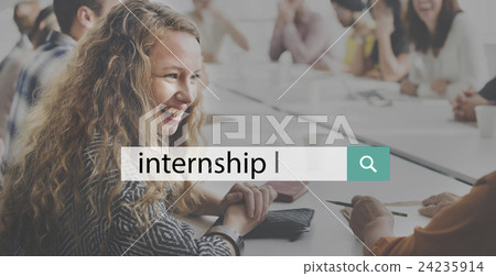 Internship Learning Career Preparation Concept Internship Learning Career Preparation Concept 24235914