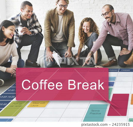 Coffee Break Enjoyment Relaxation Cafe Concept Coffee Break Enjoyment Relaxation Cafe Concept 24235915