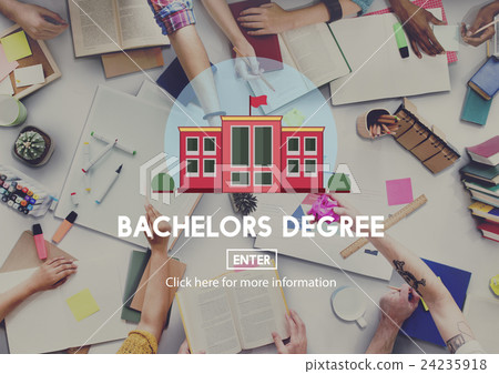 Academic College Bachelor Degree Admission Concept