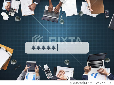 Password Security Login Technology Business Concept Password Security Login Technology Business Concept 24236007