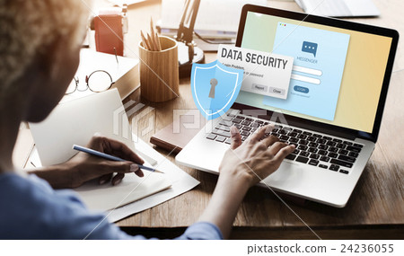 Data Security Digital Intenret Phishing Online Concept 24236055