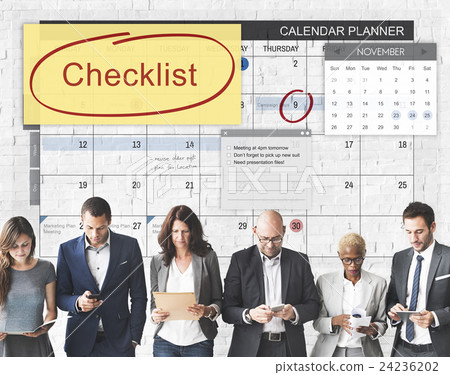 Checklist Appointment Schedule Event Concept 24236202