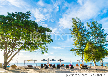Outdoor with umbrella and chair Outdoor with umbrella and chair 24236904