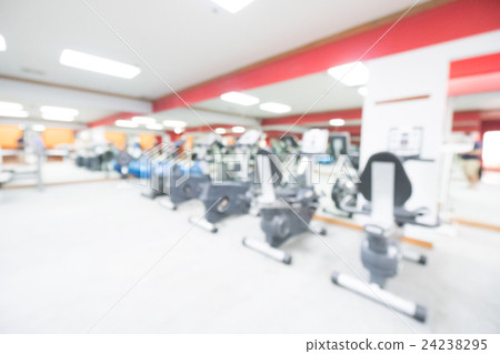 Abstract blur gym and fitness room Abstract blur gym and fitness room 24238295
