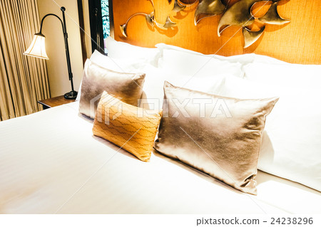 Pillow on bed Pillow on bed 24238296