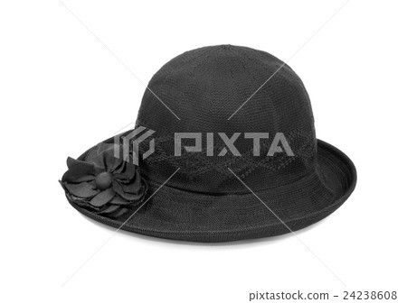 Black hat isolated on white 24238608