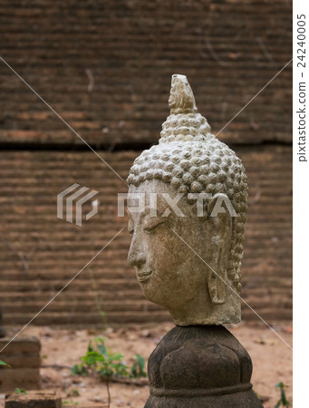 buddha statue in wat umong, chiang mai buddha statue in wat umong, chiang mai 24240005