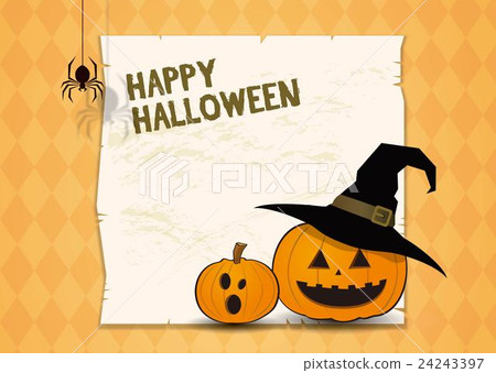 Halloween background sheet Orange Halloween background sheet Orange 24243397