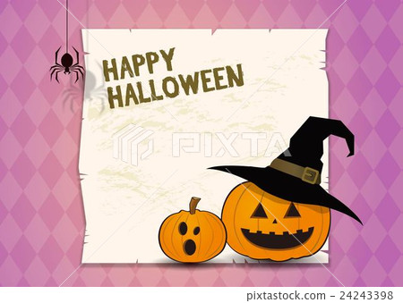 Pumpkin Halloween Background Sheet Purple 24243398