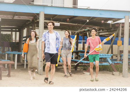 Girls going to the sea Girls going to the sea 24244206