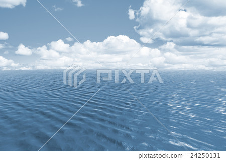 Composite image of blue ocean 24250131