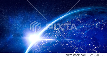 Aerial view of the Earth Aerial view of the Earth 24250133