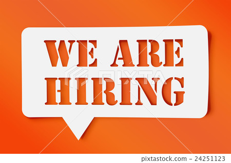 Composite image of we are hiring message  24251123