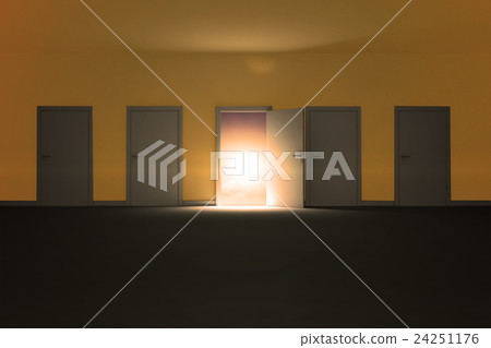 Composite image of illustration of doors Composite image of illustration of doors 24251176