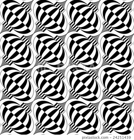 Black and white diagonal checkered bulbs 24251439