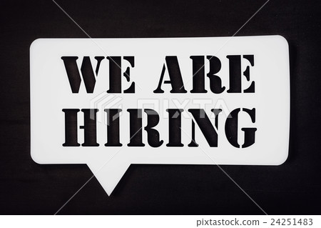 Composite image of we are hiring message  24251483