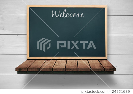 Composite image of welcome message Composite image of welcome message 24251689