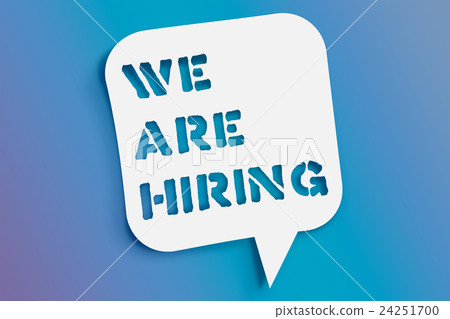 Composite image of we are hiring message Composite image of we are hiring message 24251700