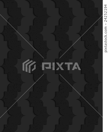 Black textured plastic vertical pointy waves Black textured plastic vertical pointy waves 24252194