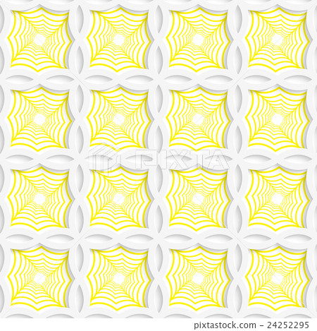 Colored 3D yellow striped pointy squares Colored 3D yellow striped pointy squares 24252295