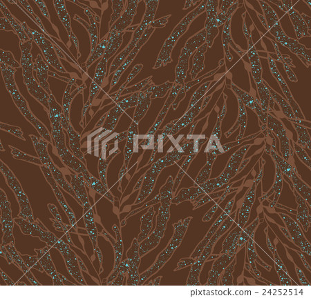 Kelp seaweed brown with blue texture Kelp seaweed brown with blue texture 24252514