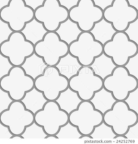 Perforated four foils forming grid Perforated four foils forming grid 24252769
