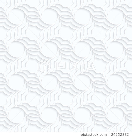 Quilling white paper spider webs in grid 24252882