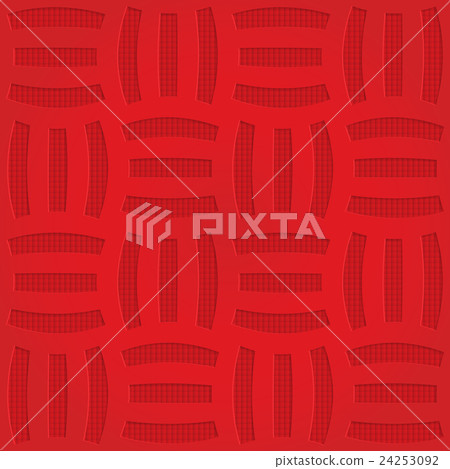 Red three striped grid on checkered background 24253092