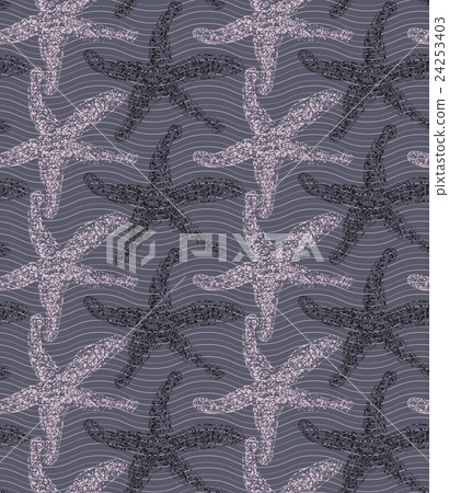 Starfish layered with waves Starfish layered with waves 24253403