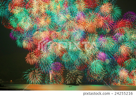 Kumano Great Fireworks Offshore Fireworks Mie Prefecture Onigajo Daigashi Kumano Great Fireworks Offshore Fireworks Mie Prefecture Onigajo Daigashi 24255216