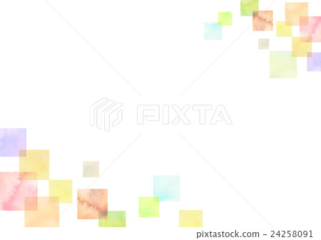 Background material Watercolor Wind Square Background material Watercolor Wind Square 24258091