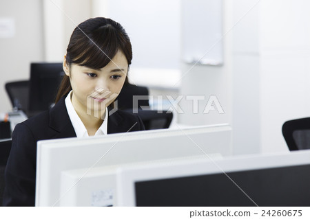 New employee new employee office business personal computer businessman business woman New employee new employee office business personal computer businessman business woman 24260675